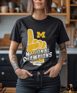 Michigan Wolverines College Football Playoff 2023 National One Champions T Shirt