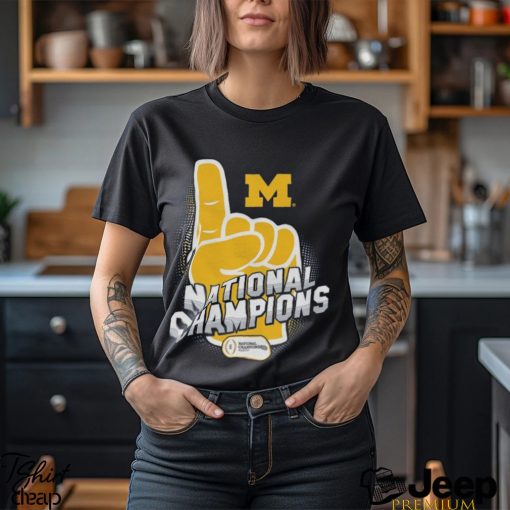 Michigan Wolverines College Football Playoff 2023 National One Champions T Shirt