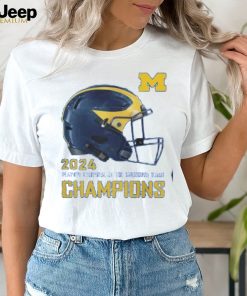 Michigan Wolverines College Football Playoff 2024 Rose Bowl Game Champion Tee Navy