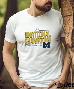 Michigan Wolverines Fanatics Branded College Football Playoff 2023 National Champions Any Name T Shirt