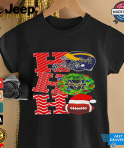 Michigan Wolverines Holiday Ho Ho Ho football shirt