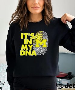 Michigan Wolverines It’s In My DNA Fingerprint shirt