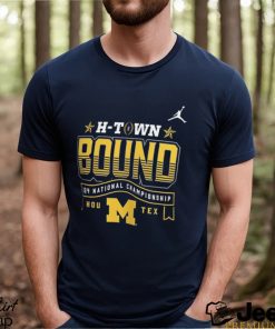 Michigan Wolverines Jordan Brand College Football Playoff 2024 National Championship Game T Shirt