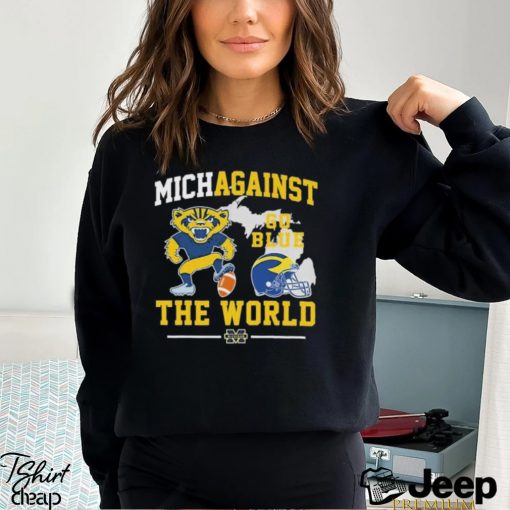 Michigan Wolverines Michagainst The World Go Blue Rose Bowl Champions Shirt