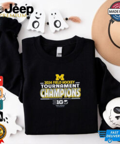 Michigan Wolverines NAVY 2024 Big 10 Field Hockey Champions T Shirt