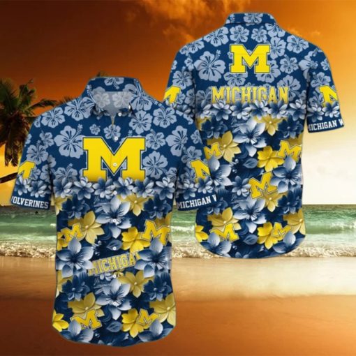 Michigan Wolverines NCAA2 Hawaiian Shirt Trending Summer