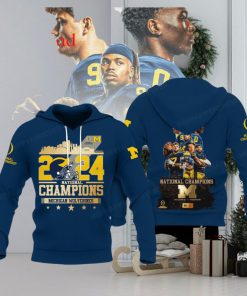 Michigan Wolverines National Champions 2024 Hoodie T Shirt