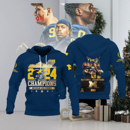 Michigan Wolverines National Champions 2024 Hoodie T Shirt