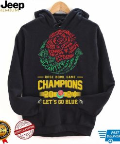 Michigan Wolverines Players Names Rose Bowl Game 2024 Let’s Go Blue Shirt