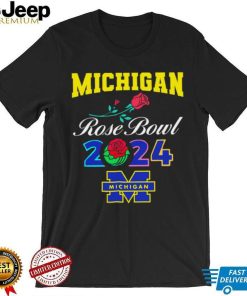 Michigan Wolverines Rose Bowl Game 2024 football logo shirt