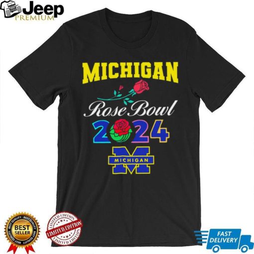 Michigan Wolverines Rose Bowl Game 2024 football logo shirt