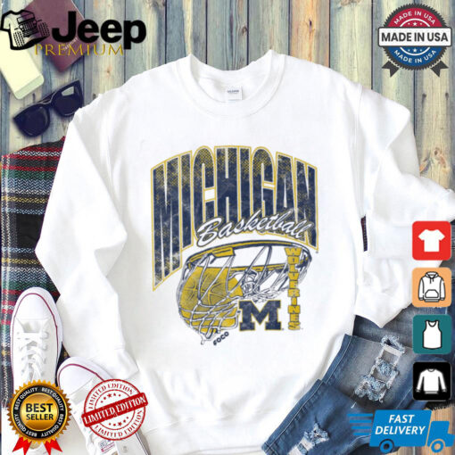 Michigan Wolverines Script Swish T Shirt