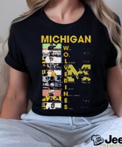 Michigan Wolverines Softball Team Players Signatures Shirt