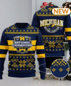 Michigan Wolverines Ugly Sweater, Christmas Gifts