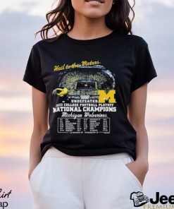 Michigan Wolverines Undefeated College Football Playoff 2023 National Champions T Shirt