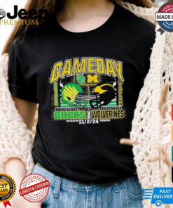 Michigan Wolverines Vs Oregon Ducks Outrank Gameday 2024 Shirt