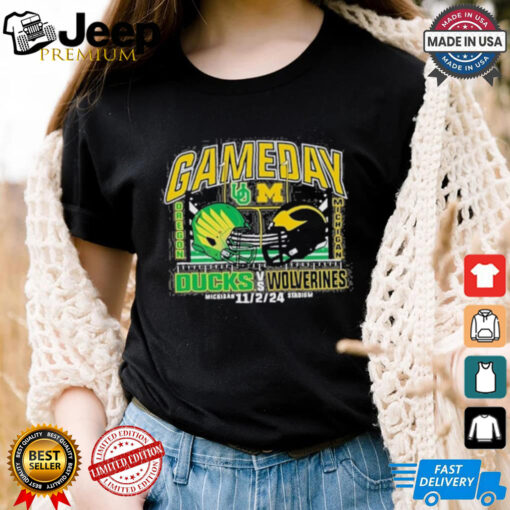 Michigan Wolverines Vs Oregon Ducks Outrank Gameday 2024 Shirt