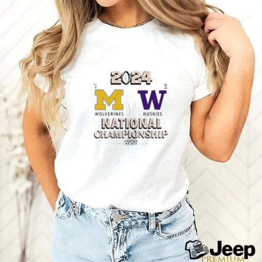 Michigan Wolverines Vs Washington Huskies 2024 National Champions Houston January 8th Shirt