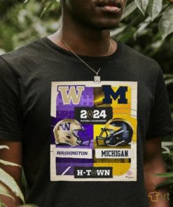 Michigan Wolverines Vs Washington Huskies College Football Playoff 2024 National Championship Matchup Shirt