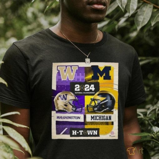 Michigan Wolverines Vs Washington Huskies College Football Playoff 2024 National Championship Matchup Shirt