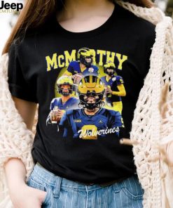 Michigan Wolverines football J.J. McCarthy player pose portrait 2024 shirt