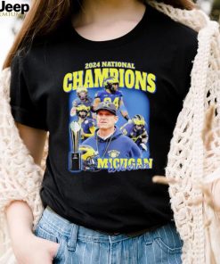 Michigan Wolverines football Jim Harbaugh 2024 National Champions players shirt