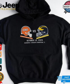 Michigan Wolverines vs Illinois Football October 19, 2024 Matchup Set T Shirt