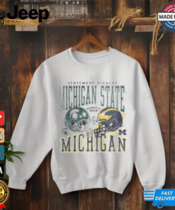 Michigan Wolverines vs. Michigan State Spartans Football 2024 Statement Rivalry Matchup Set Shirt