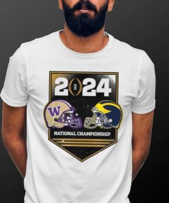Michigan wolverines vs Washington huskies college football playoff 2024 national championship shirt