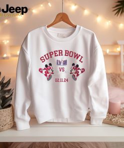 Mickey 49ers Vs Chiefs Super Bowl LVIII Shirt