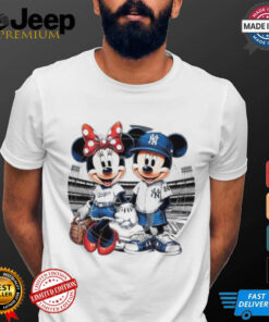 Mickey And Minnie Los Angeles Dodgers Vs New York Yankees Shirt