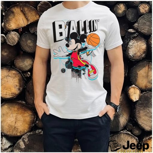 Mickey & Friends Basketball Player Ballin’ T Shirt