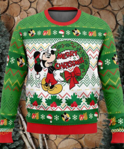 Mickey Merry Christmas Ugly Sweater, Funny Womens Christmas Sweater Idea