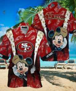 Mickey Mouse 49ers Hawaiian Shirt NFL Gift