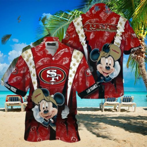 Mickey Mouse 49ers Hawaiian Shirt NFL Gift