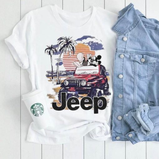 Mickey Mouse Car Jeep Summer Shirt