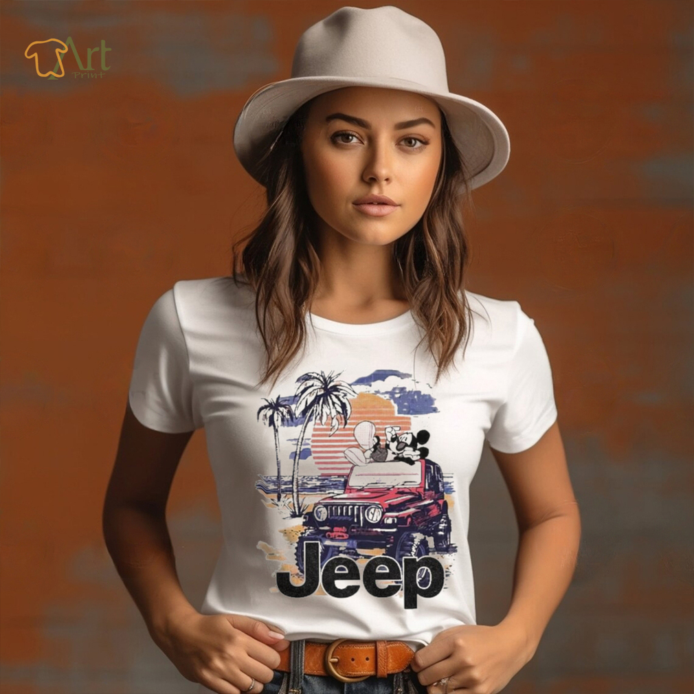 Mickey Mouse Car Jeep Summer Shirt - teejeep