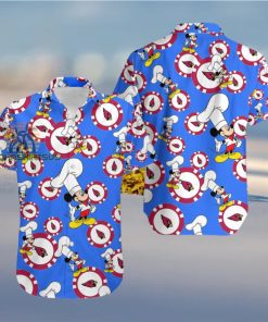 Mickey Mouse Chef Arizona Cardinals Royal Blue Hawaiian Shirt