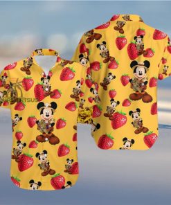 Mickey Mouse Explorer Strawberry Dasy Bulk Hawaiian Shirts