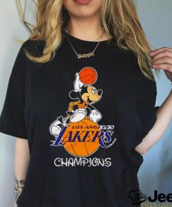 Mickey Mouse Fan Los Angeles Lakers Champions 23 2024 Shirt