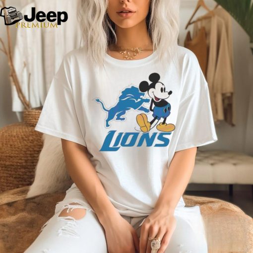 Mickey Mouse Football Detroit Lions Logo 2024 Shirt