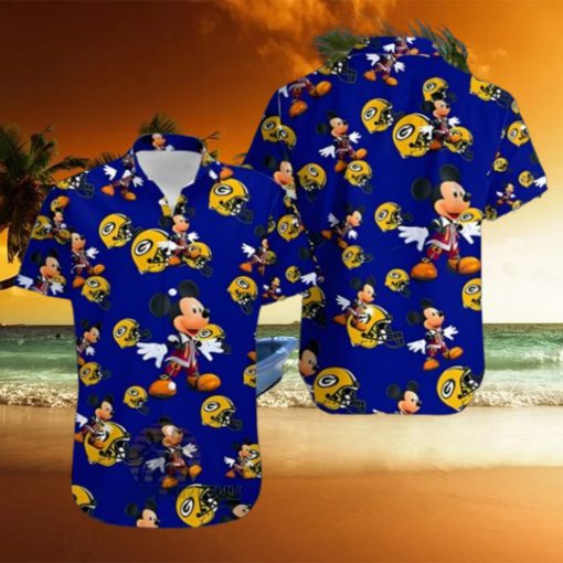 Mickey Mouse Green Bay Packers NFL Hawaiian Shirt