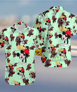 Mickey Mouse Hip Hop Marvel Deadpool Hawaiian Shirt