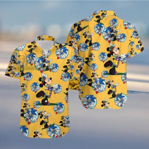 Mickey Mouse Hula Segasonic The Hedgehog Dasy Best Hawaiian Shirts