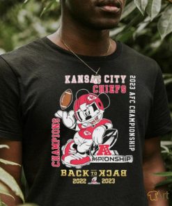 Mickey Mouse Kansas City Chiefs Back To Back AFC Champions shirt