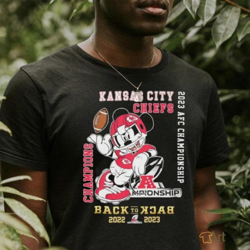 Mickey Mouse Kansas City Chiefs Back To Back AFC Champions shirt