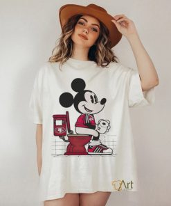 Mickey Mouse Kansas City Chiefs Sitting On San Francisco 49ers shirt