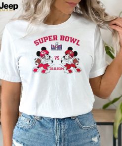 Mickey Mouse Kansas City Chiefs vs San Francisco 49ers Super Bowl LVIII shirt