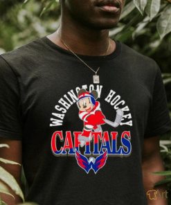 Mickey Mouse Play Hockey Washington Capitals shirt