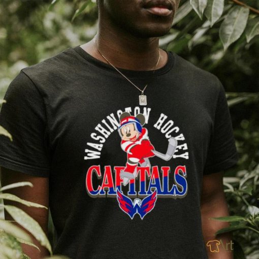 Mickey Mouse Play Hockey Washington Capitals shirt